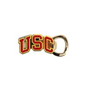 USC Arch Core Glitter Bottle Opener Magnet